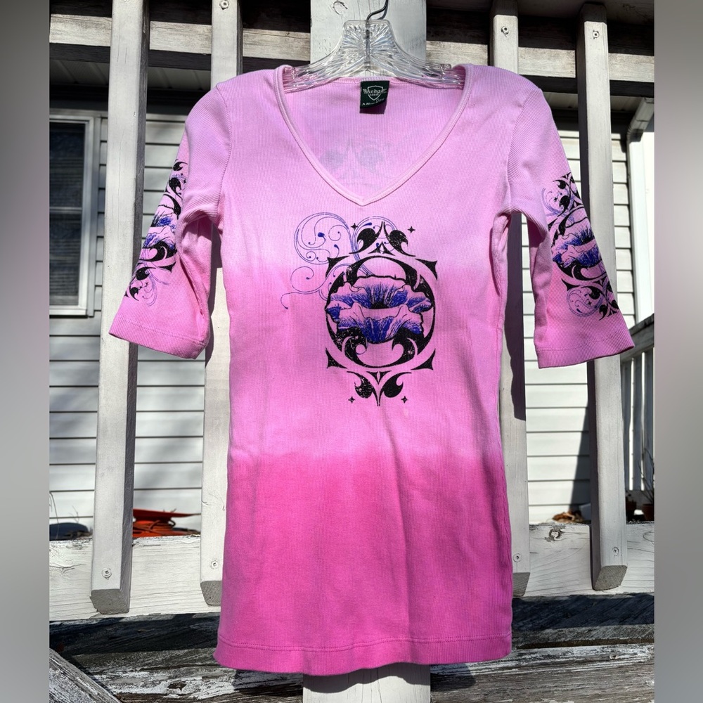 Vintage Sledge USA Gradient Dyed V Neck
